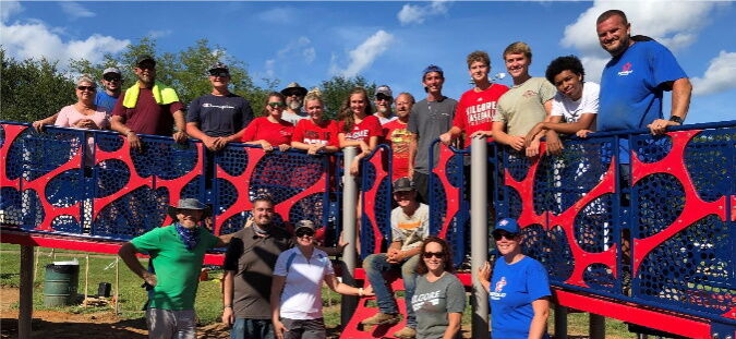 Playground grand opening Saturday